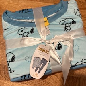PEANUTS Snoopy Sleepwear Plush PJ Set